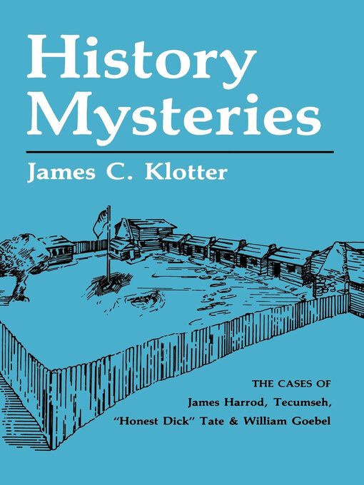 Title details for History Mysteries by James C. Klotter - Available